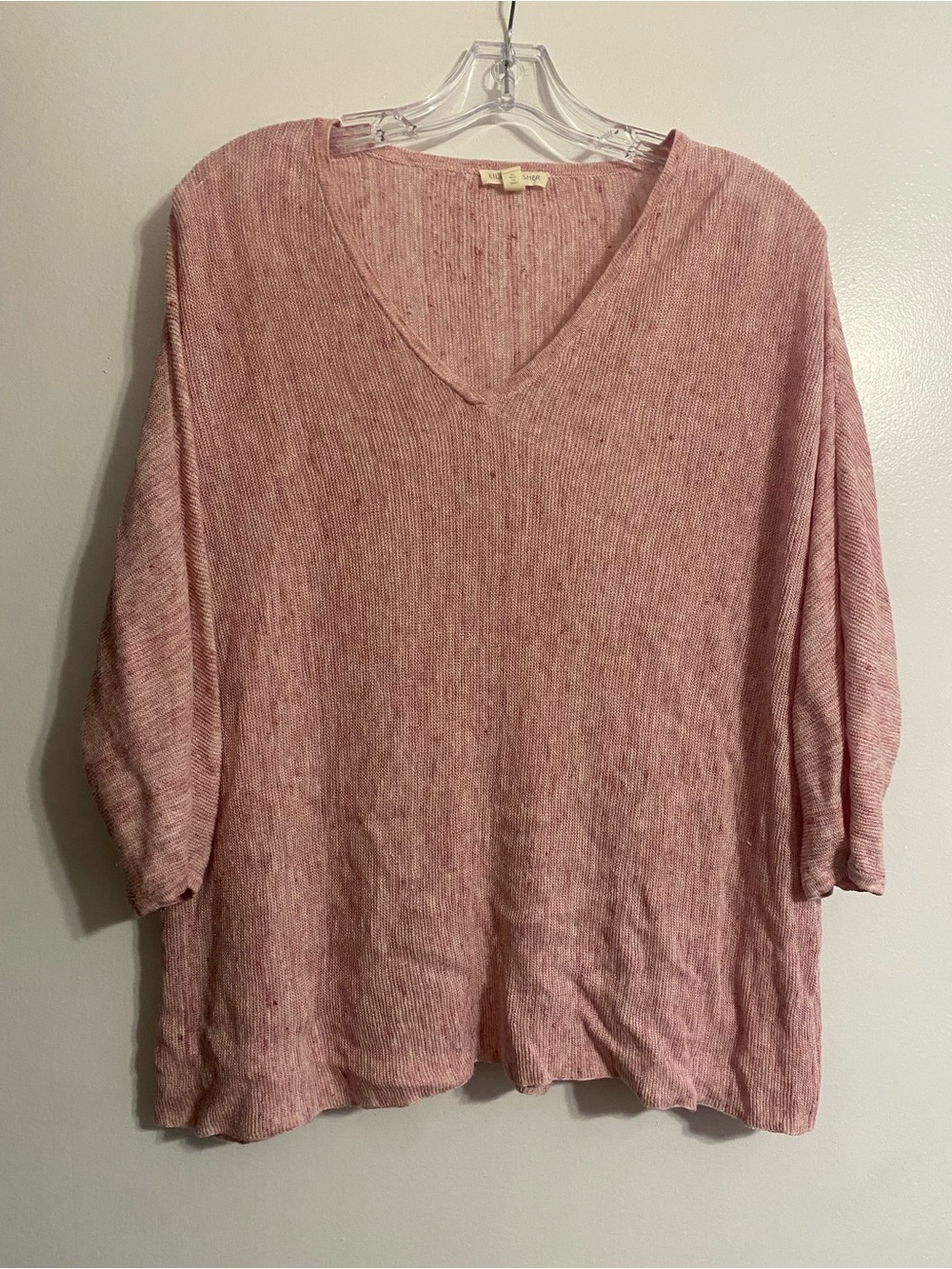 🩷Free Shipping🩷 Eileen Fisher 100% Linen Knit Slouchy Sweater- Size S